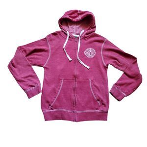 Park City Hoodie Women Small Full Zip Sweatshirt Cromer Resortwear Outdoor EUC